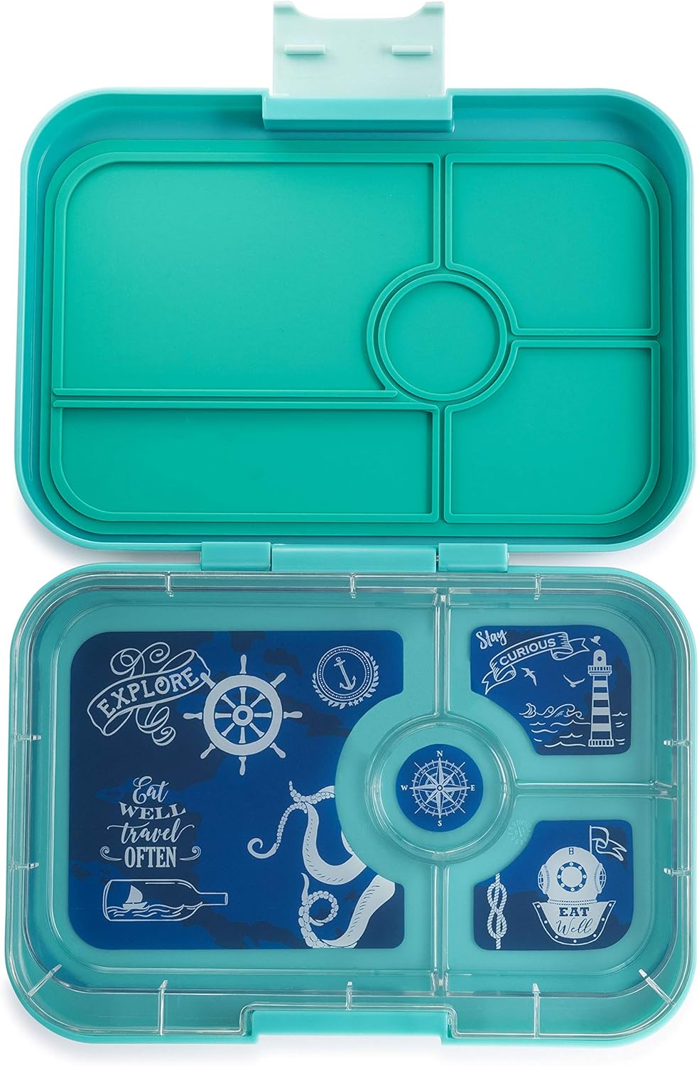 Yumbox Tapas 4 Compartment Lunch Box Explore Tray - Antibes Blue