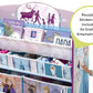 Delta Children Frozen II Deluxe Toy And Book Organizer