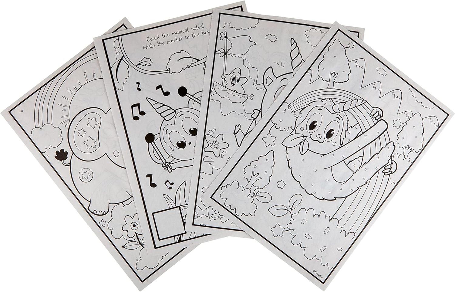 Crayola Uni-Creatures Coloring Book - Unicorn (96 Pages) - Laadlee