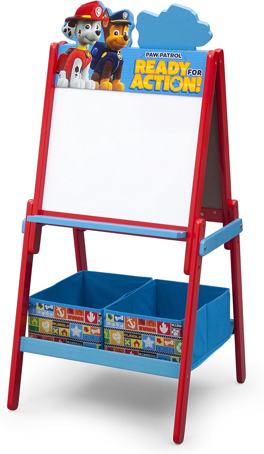 Delta Children Paw Patrol Wooden Activity Easel With Storage