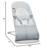 BabyBjorn Soft Mesh Bouncer Balance - Silver/White