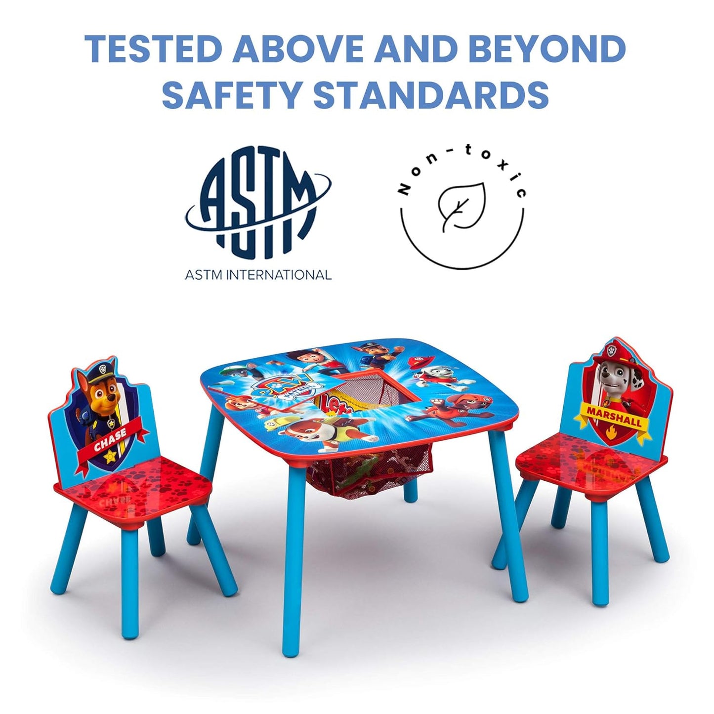 Delta Children Paw Patrol Table & Chair Set With Storage