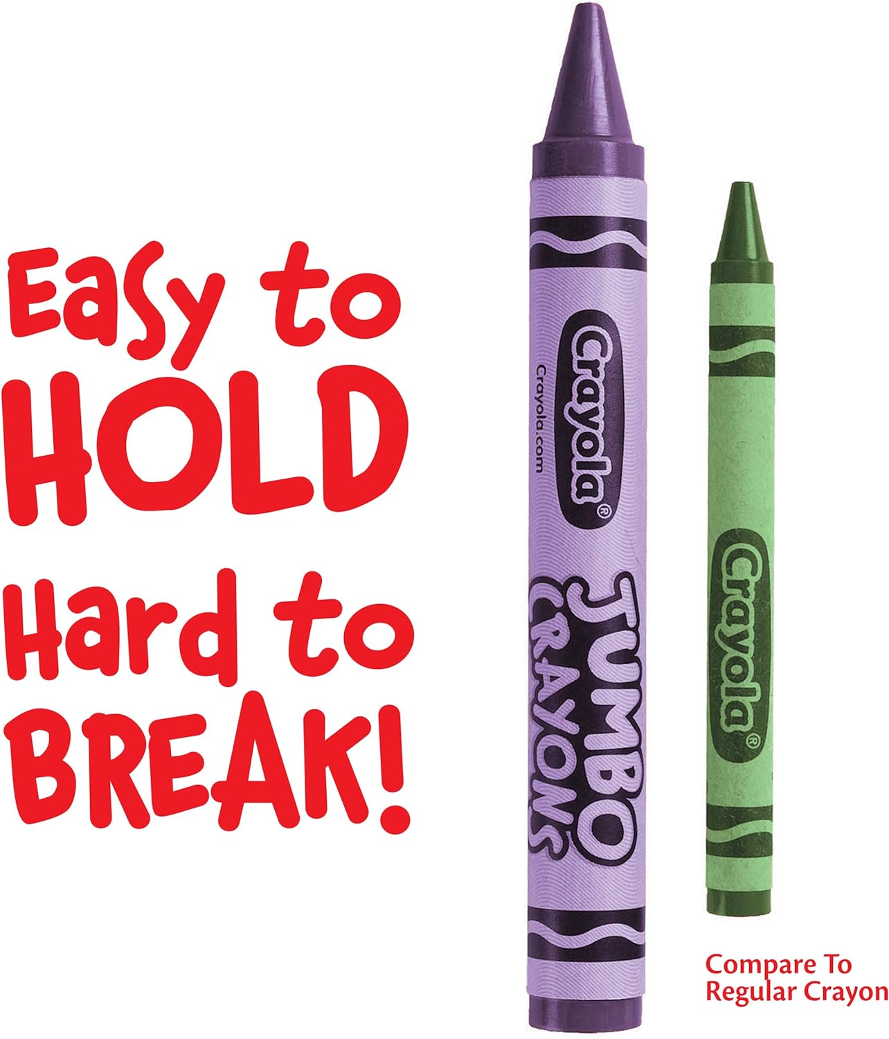 Crayola Jumbo Crayons - Pack of 8 - Laadlee