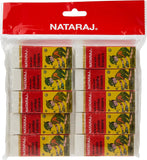 Nataraj Non-Dust Jumbo Eraser Pack Of 10Pcs