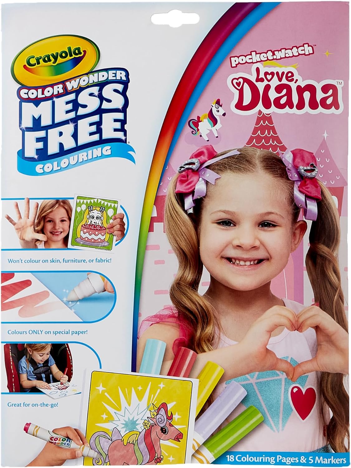 Crayola  Color Wonder Mess Free Colouring - Love Diana - Laadlee