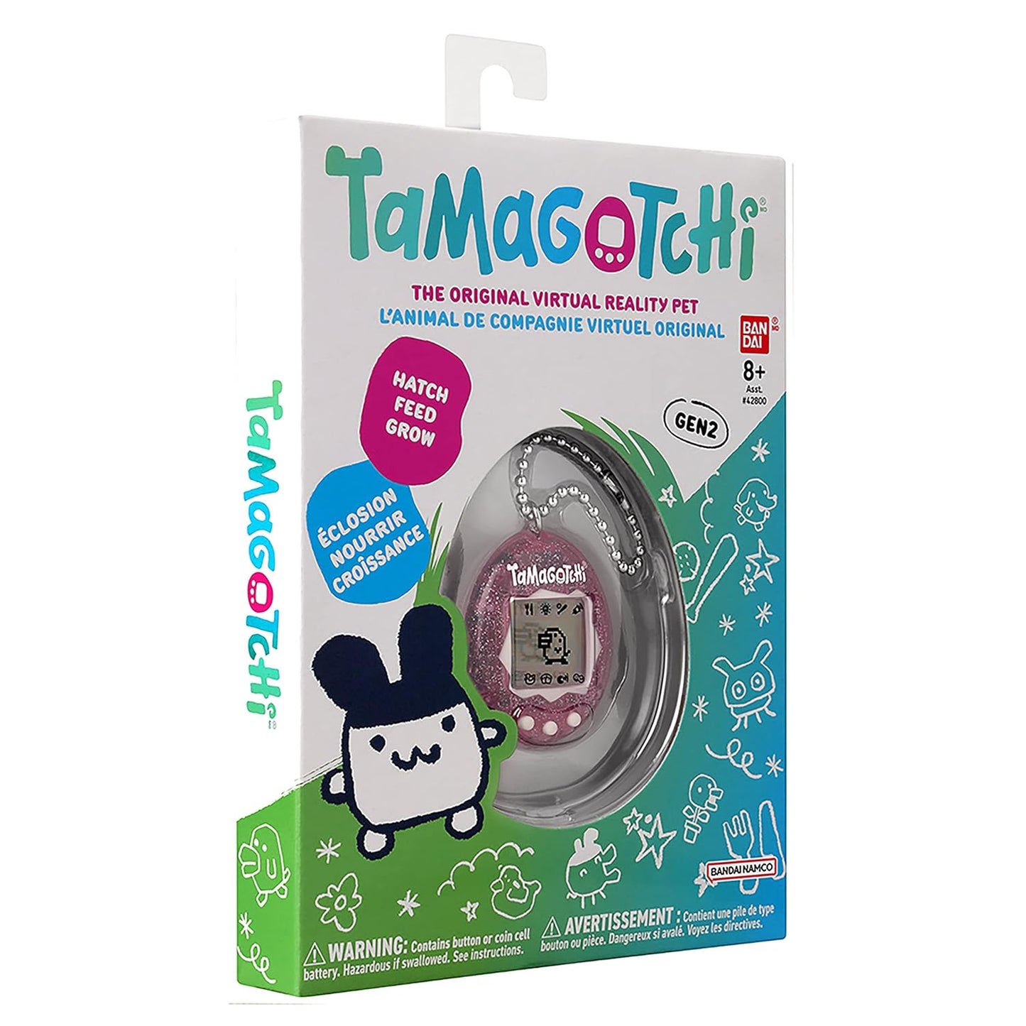 Bandai Tamagotchi Origi - Pink Glitter