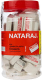 Nataraj Jumbo Plasto Erasers 70Pcs Jar