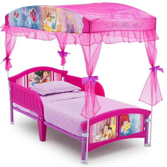 Delta Children Princess Toddler Canopy Bed - Us Size