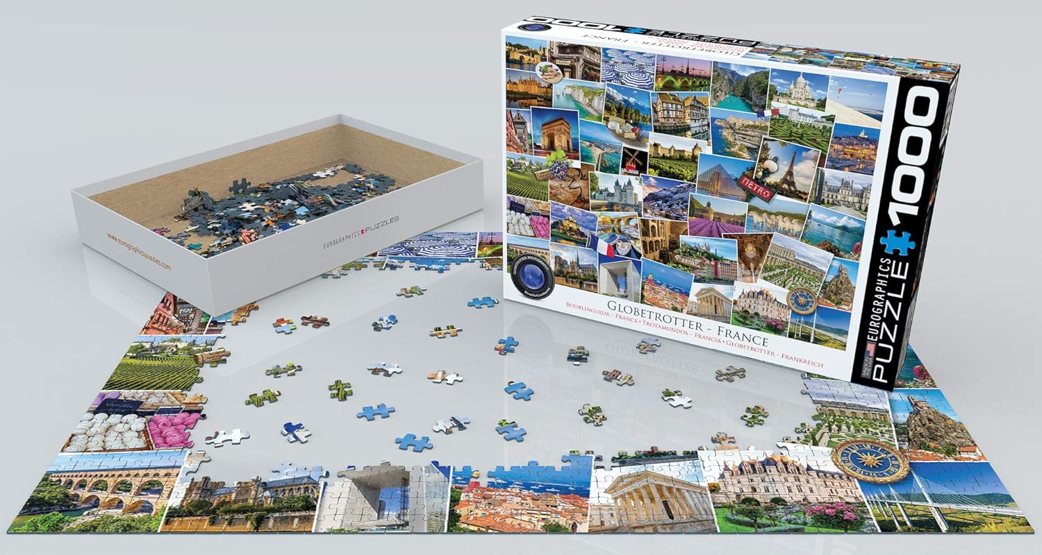 Eurographics Puzzle Globe-Trotter 1000 pièces Eurographics Puzzle Globe-Trotter 1000 pièces