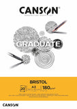 Canson Graduate Bristol Pad A3 20 Sheets 180GSM
