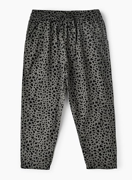 Jelliene All Over Printed Pants - Black - Laadlee