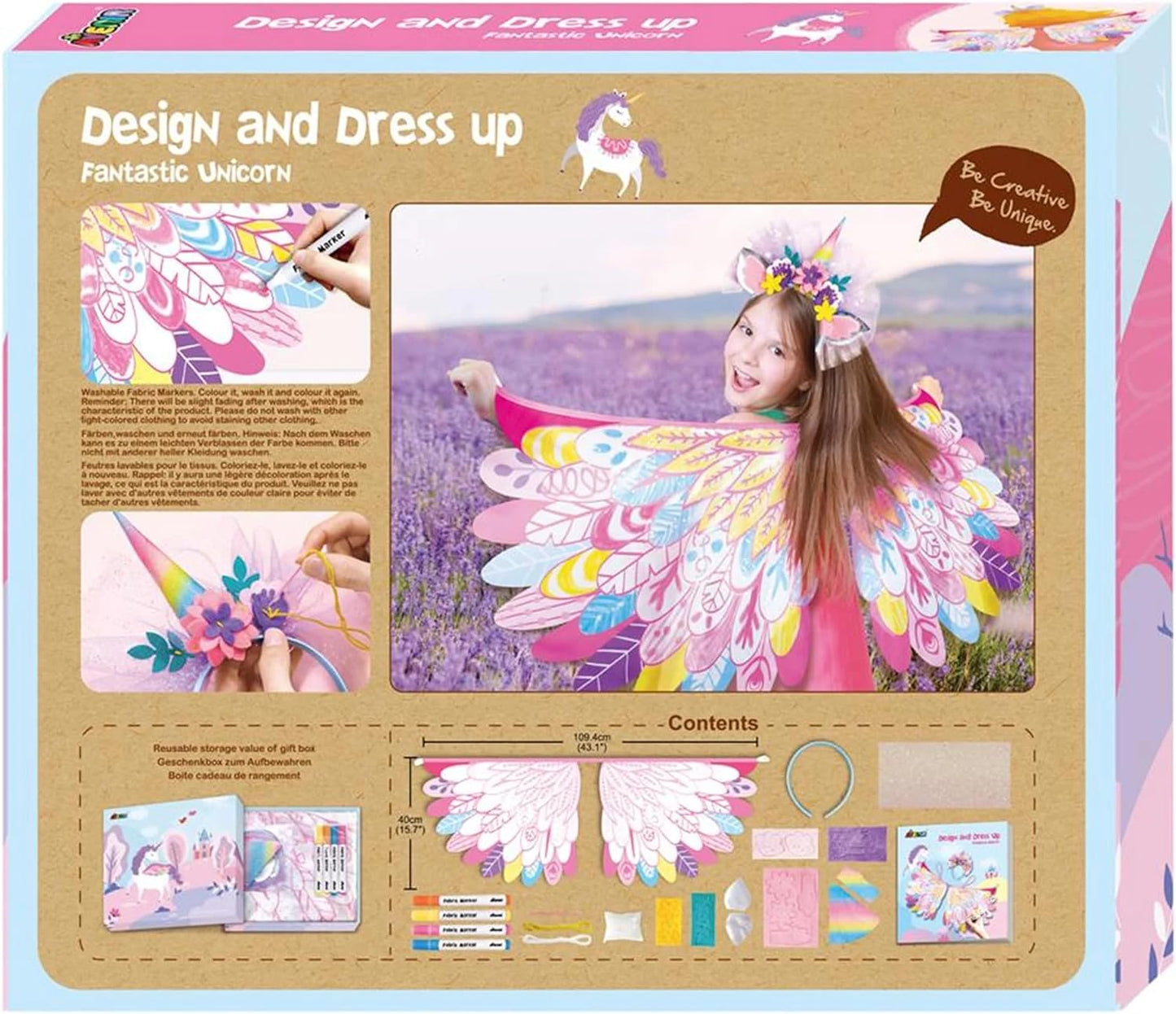 Avenir DIY Costume Unicorn Dress Up Fun Set - Fantastic Unicorn - Laadlee