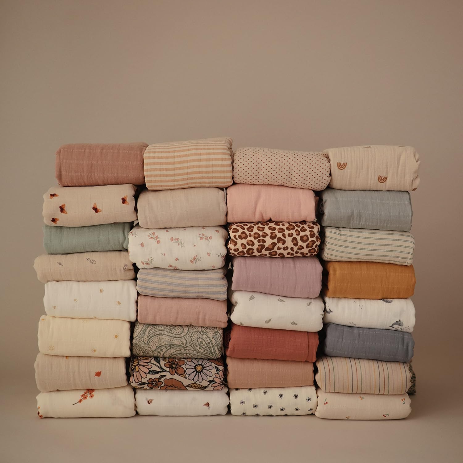 Mushie Swaddle - Retro Stripes - Laadlee