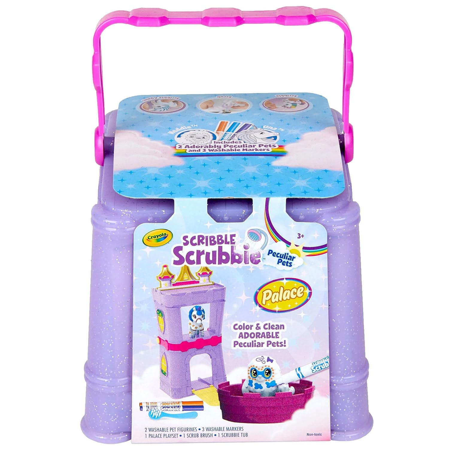 Crayola Scribble Scrubbie Peculiar Pets Palace Playset - Laadlee