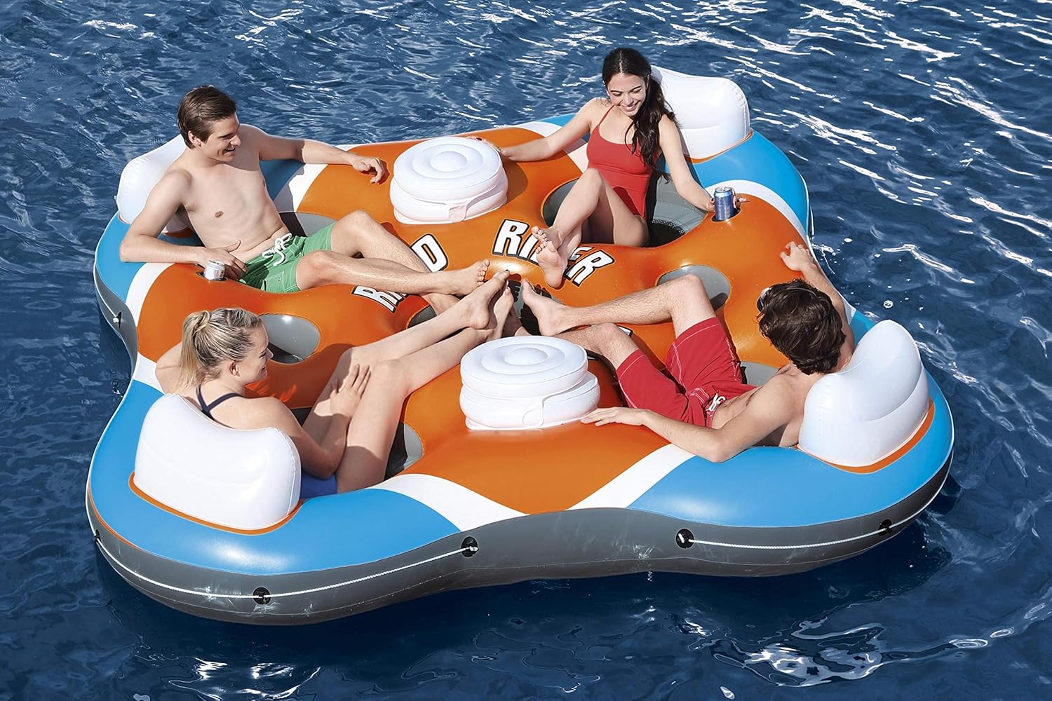 bestway-hydroforce-rapid-rider-quad-inflatable-water-float-257x257cm-2