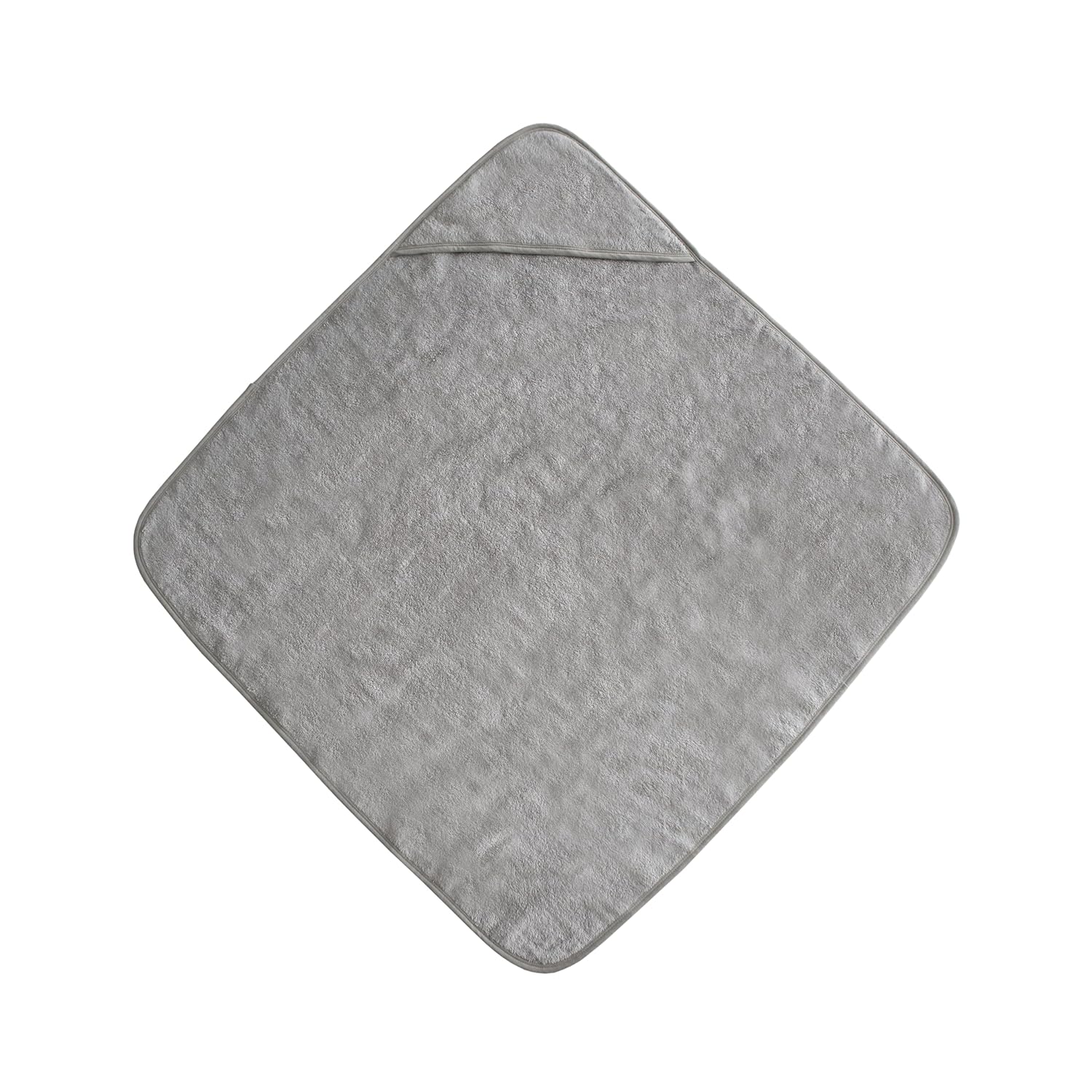 Mushie Hooded Towel Gray - Laadlee