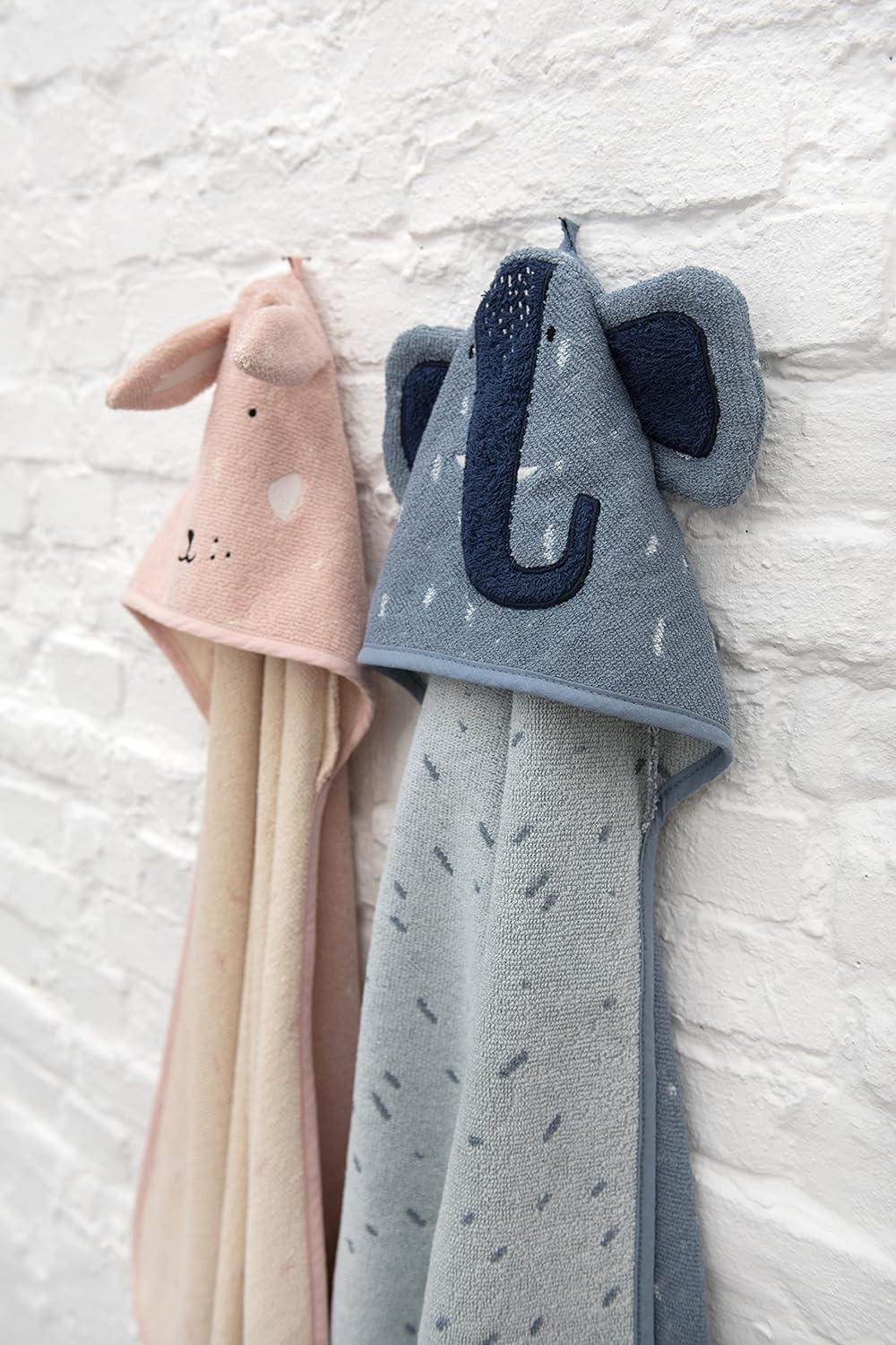 Trixie Hooded Towel - Mrs. Elephant (75Cm X 75Cm) - Laadlee