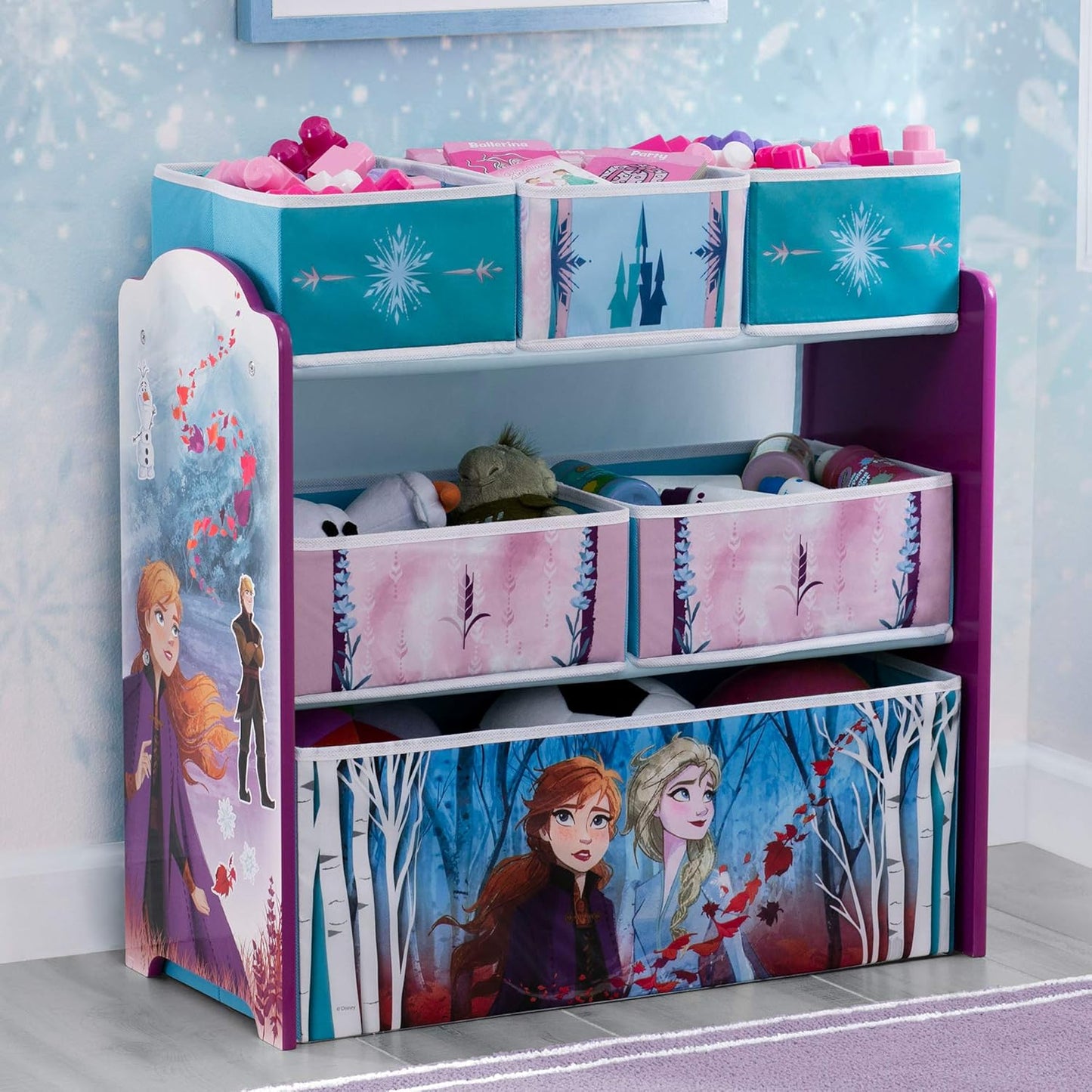 Delta Children Frozen 2 Multi Bin Toy Organizer