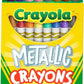 Crayola Metallic Crayons - Pack of 24 - Laadlee