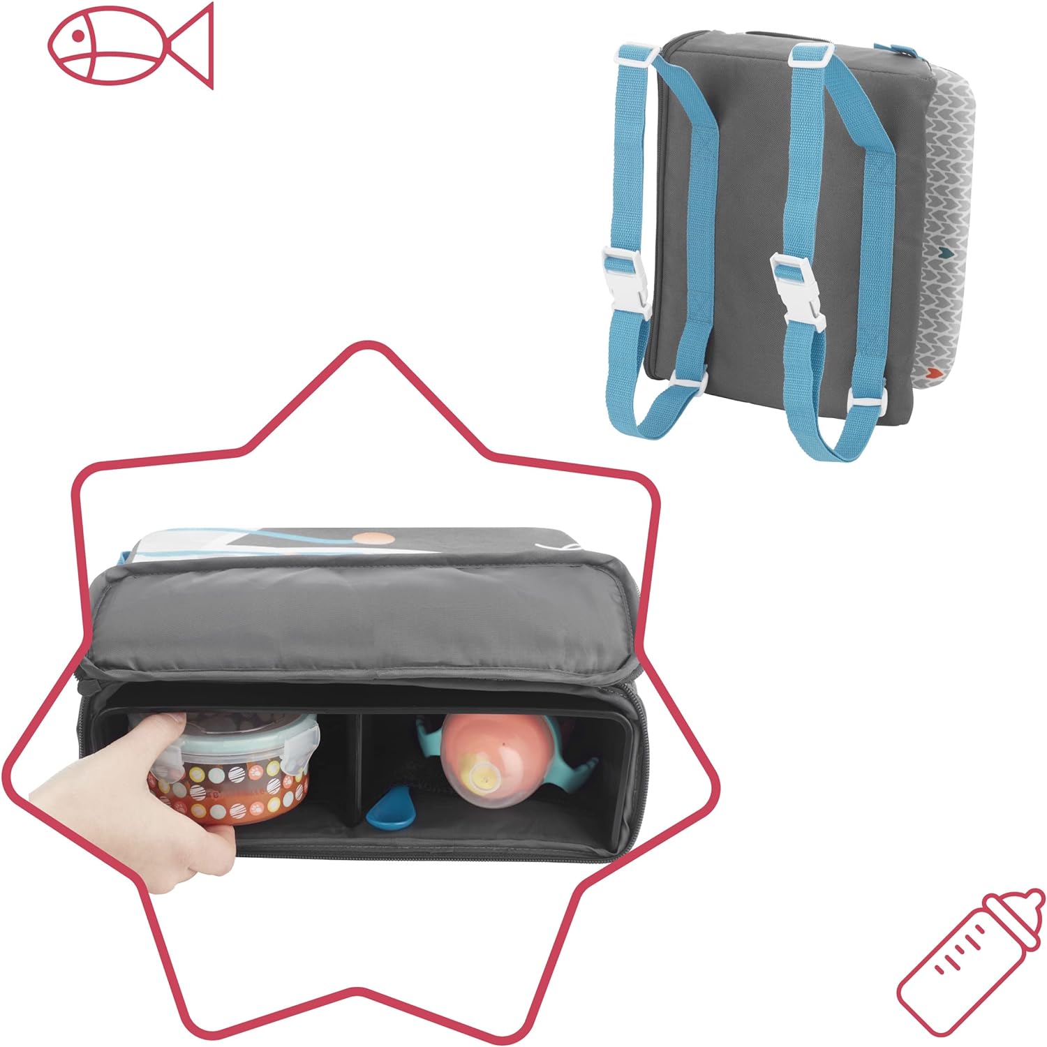 Badabulle Yummy Compact Travel Booster Seat - Laadlee