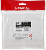 Nataraj Non-Dust Jumbo Eraser Pack Of 10Pcs