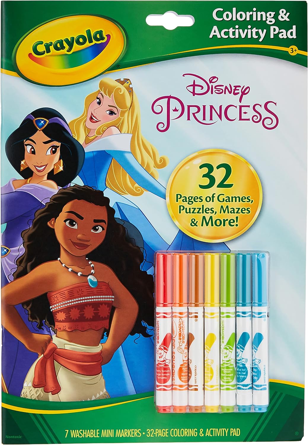 Crayola Coloring and Activity Pad - Disney Princess (32 pages) - Laadlee