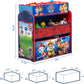 Delta Children Paw Patrol Multi-Bin Toy Organizer