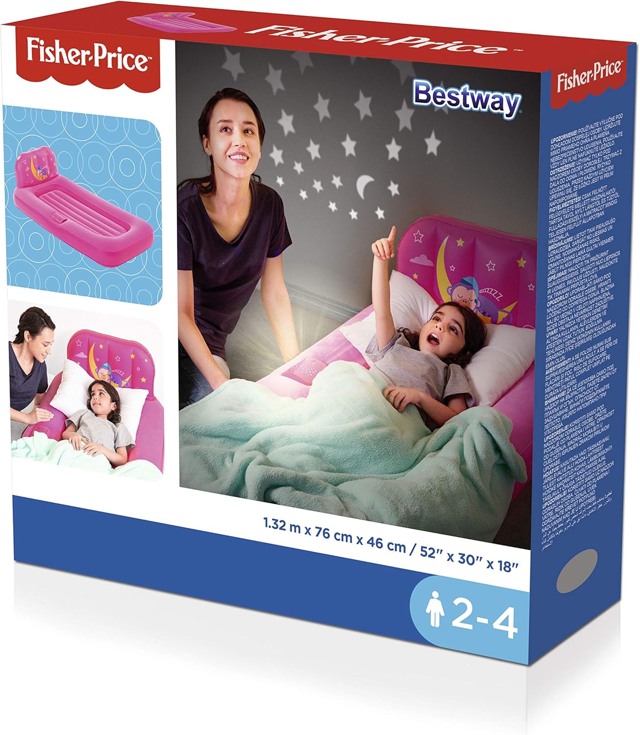 Bestway Airbed Fprice Dream - Pink