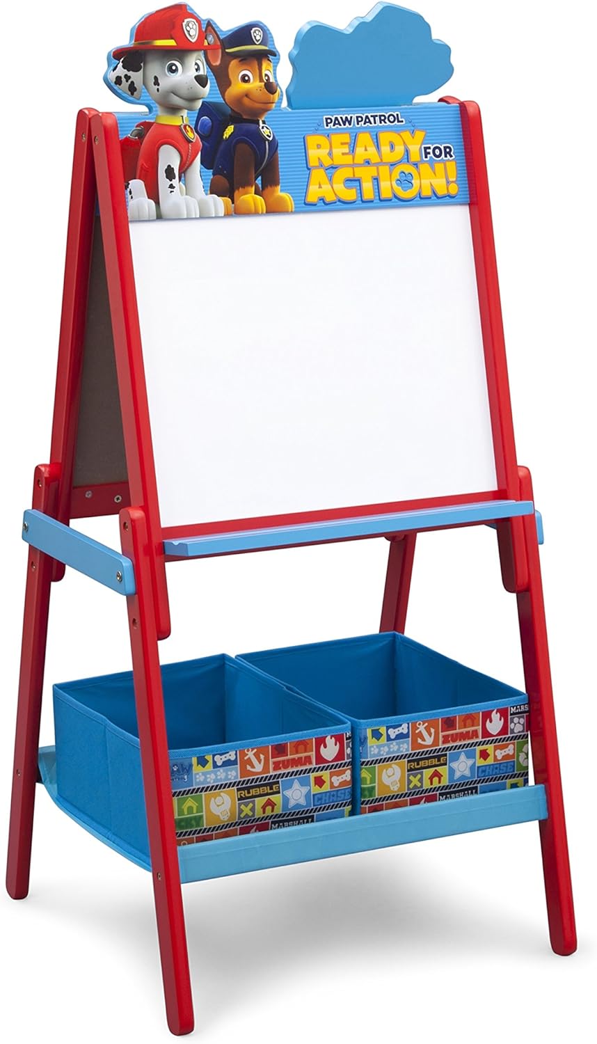 Delta Children Paw Patrol Wooden Activity Easel With Storage