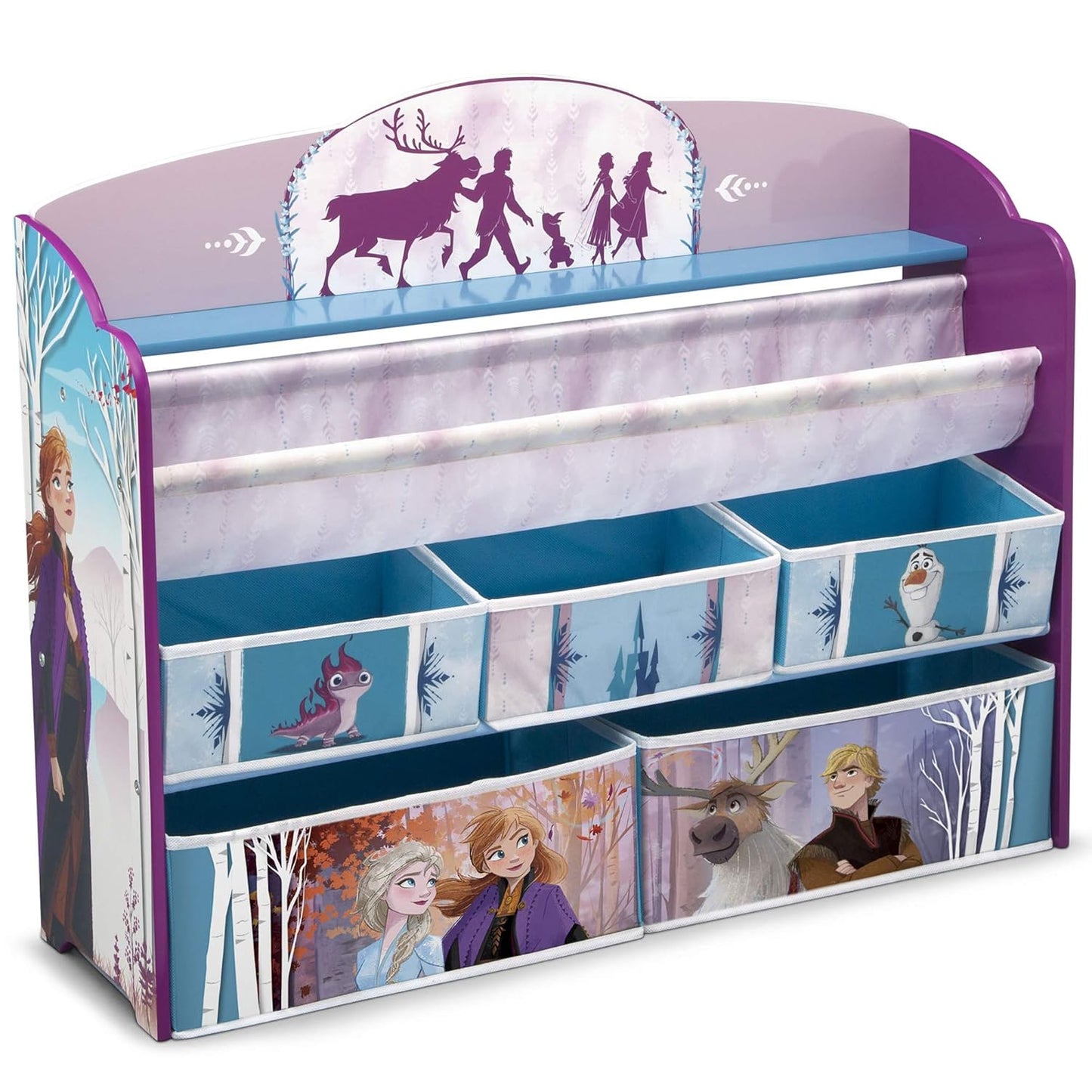 Delta Children Frozen II Deluxe Toy And Book Organizer