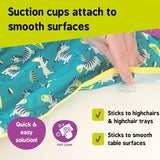 Tidy Tot Cover & Catch Bib Short Sleeve - Dancing Zebras