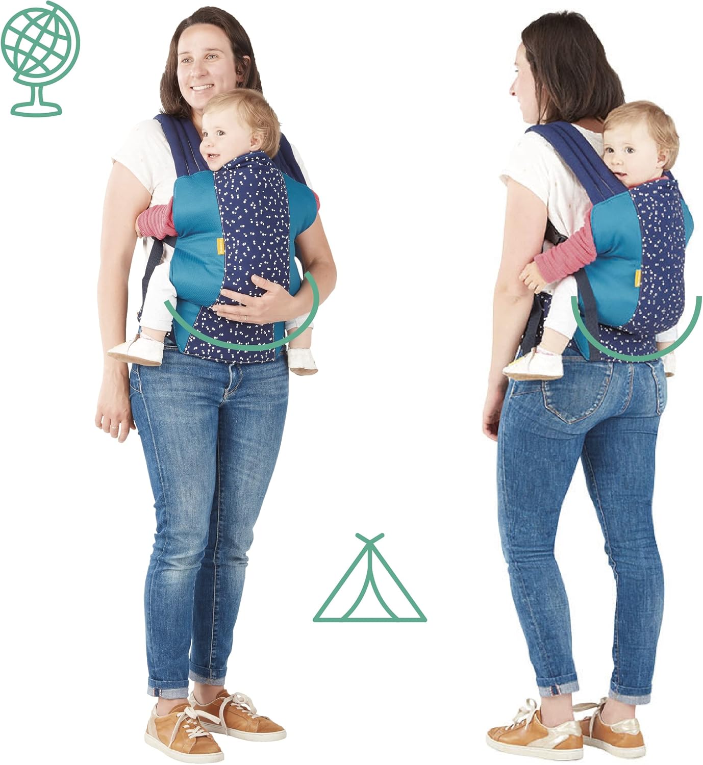 Badabulle Ergonomic Baby Carrier 0-15kg - Laadlee
