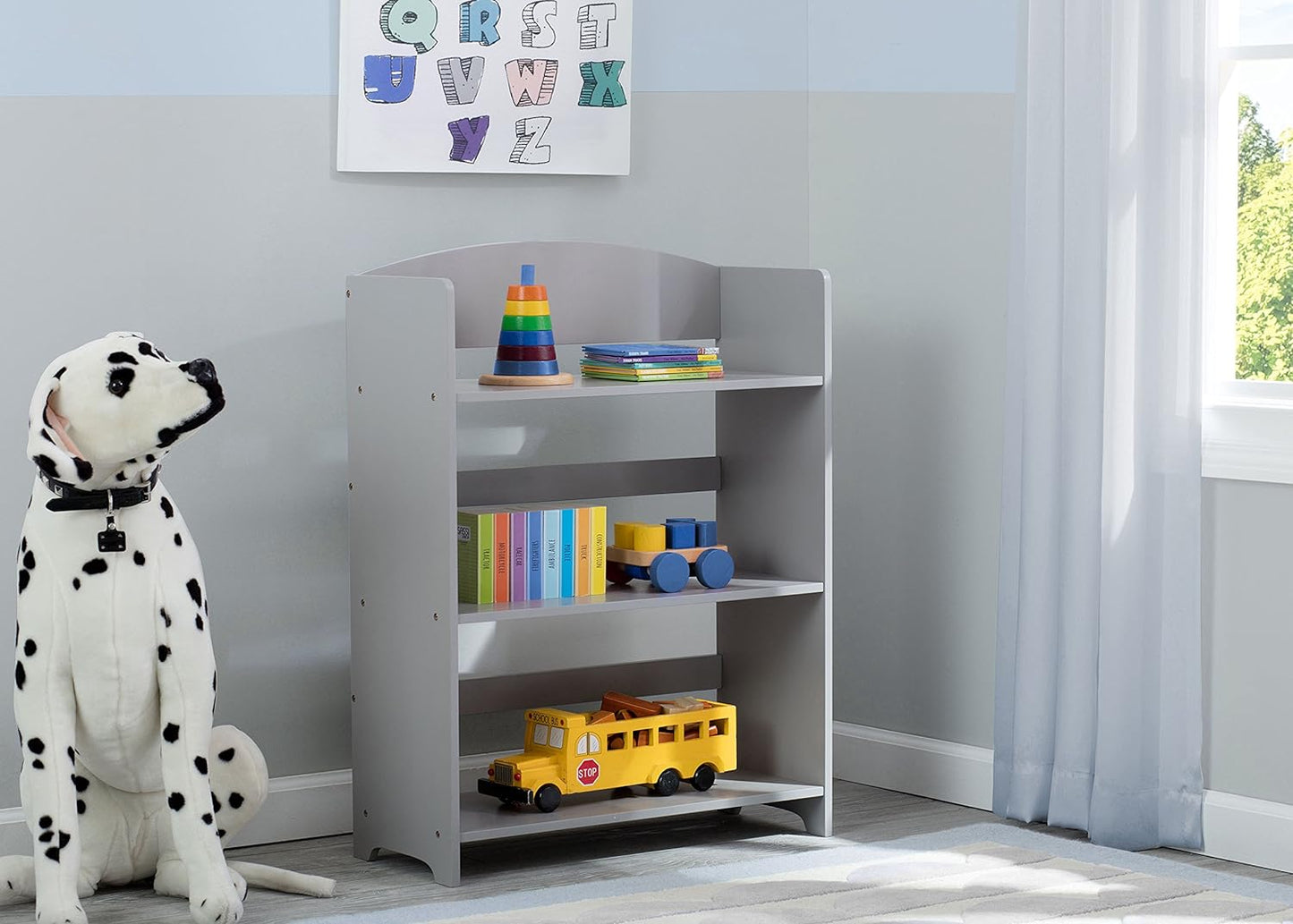 Delta Children Mysize Bookshelf - Grey