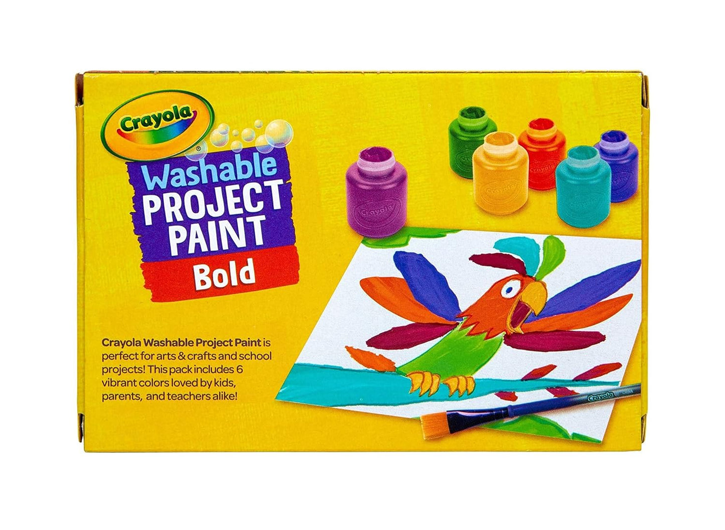 Crayola Washable Project Paint Set Bold Colors - Pack of 24 - Laadlee