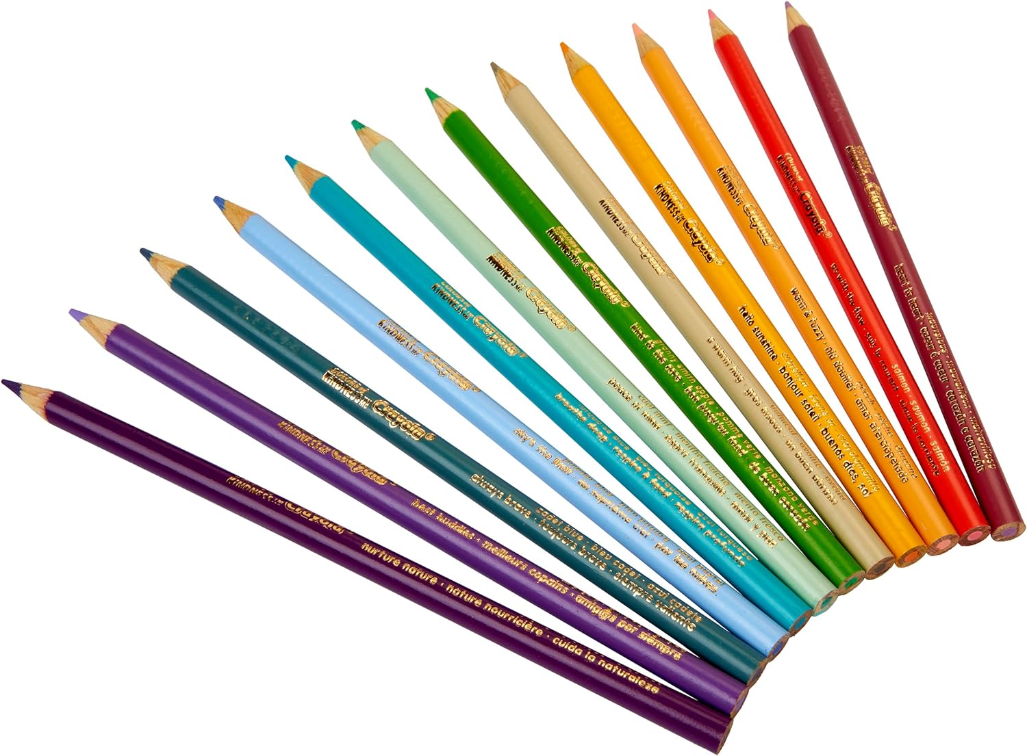Crayola Colors of Kindness Colored Pencils - Pack of 12 - Laadlee