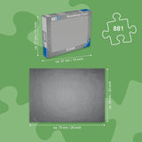 Ravensburger Krypt Universe Glow in the Dark Jigsaw Puzzle Monochrome Spiral Design - 881pcs