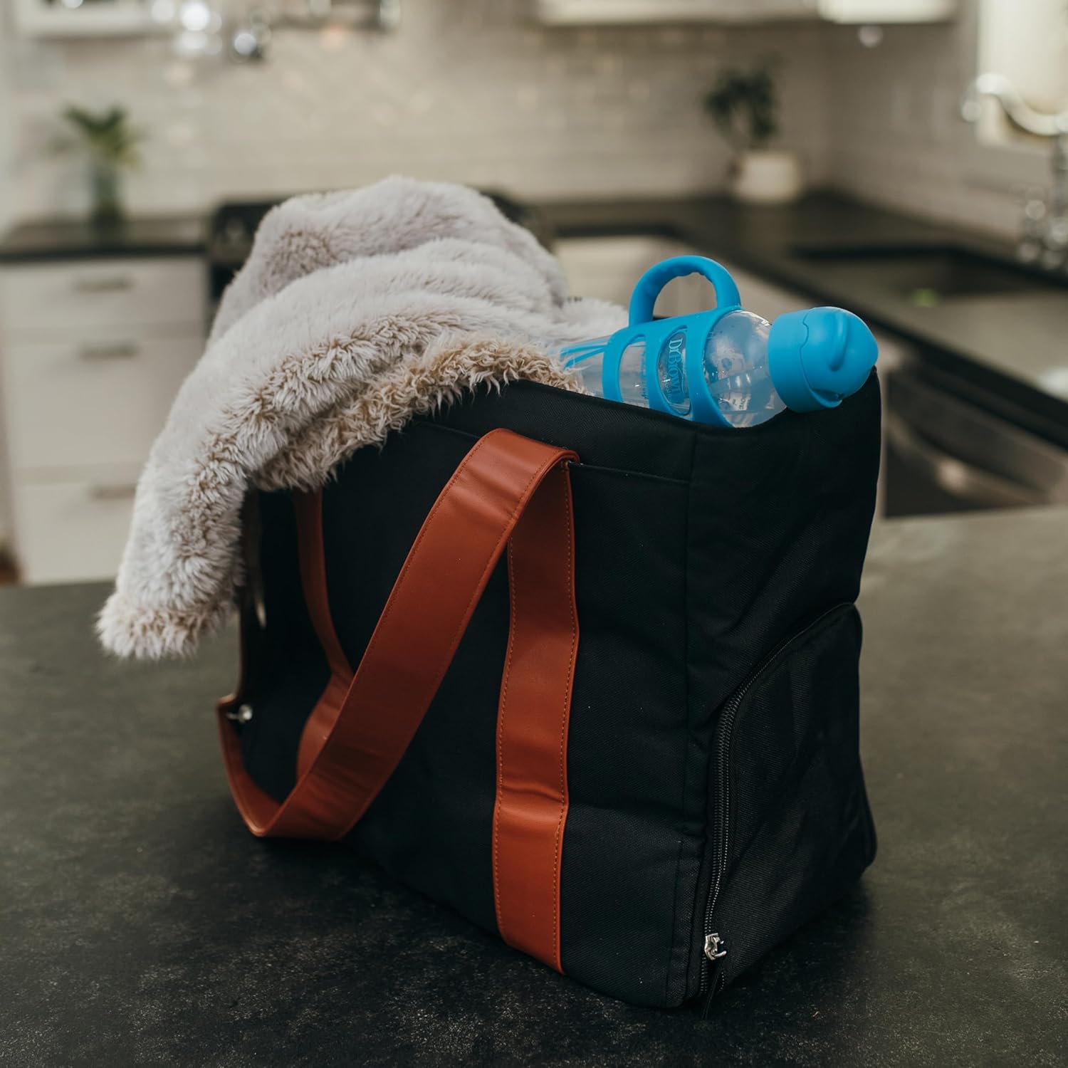 Dr. Brown's Breast Pump Carryall Tote Bag - Black - Laadlee