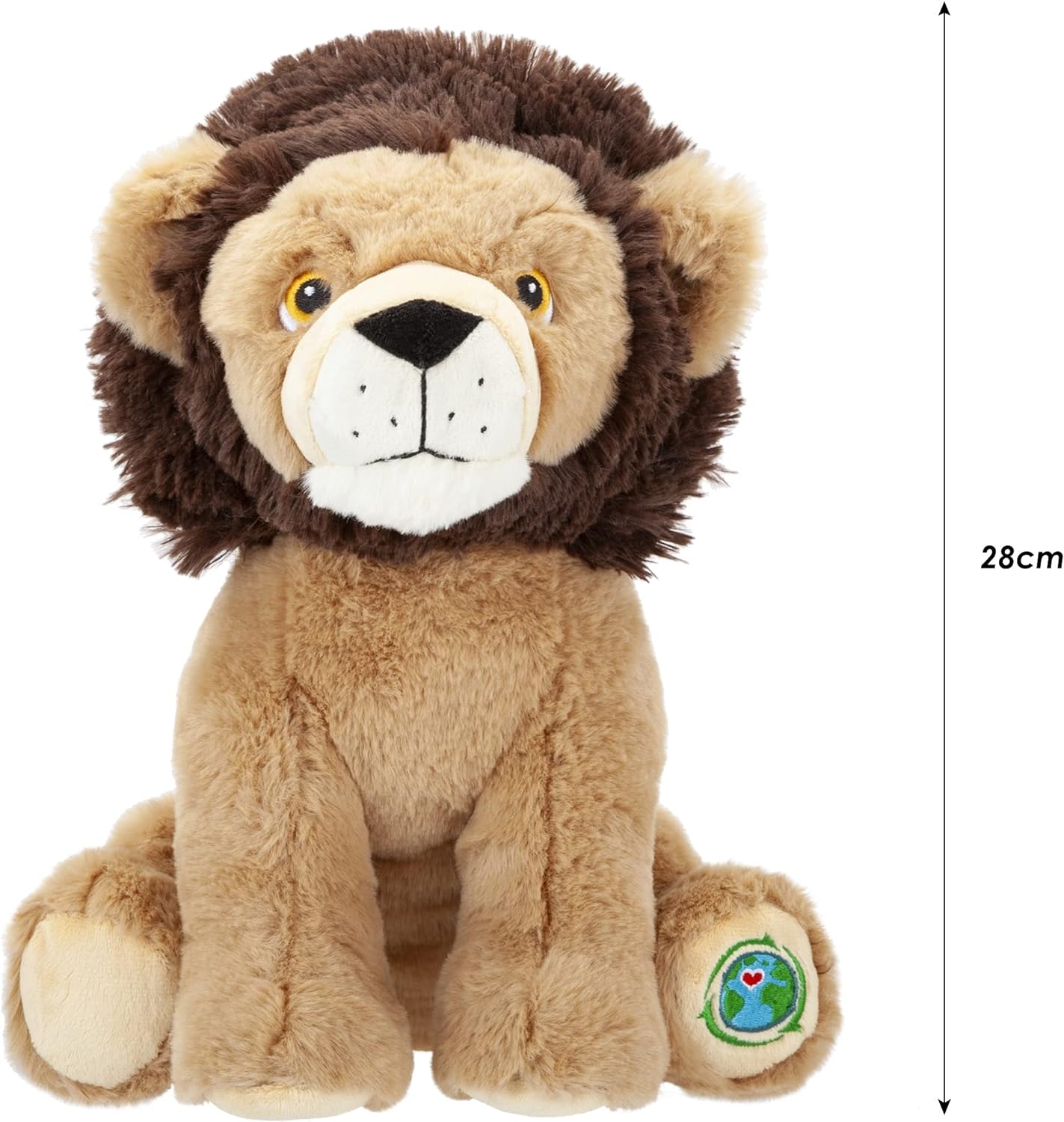 Your Planet 9" Eco Plush Wildlife - Lion - Laadlee
