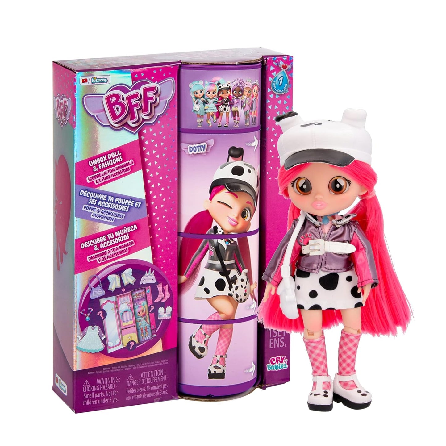 Cry Babies BFF Doll - Dotty