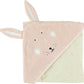 Trixie Hooded Towel - Mrs. Rabbit (75Cm X 75Cm) - Laadlee