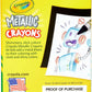 Crayola Metallic Crayons - Pack of 24