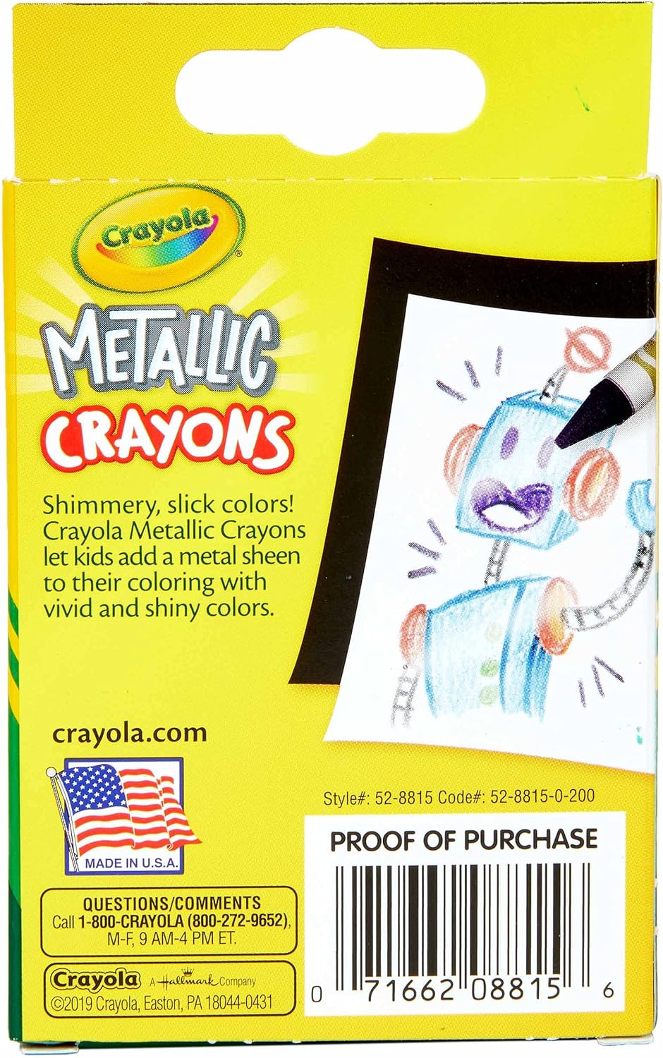 Crayola Metallic Crayons - Pack of 24