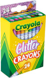 Crayola Glitter Crayons - Pack of 24 - Laadlee