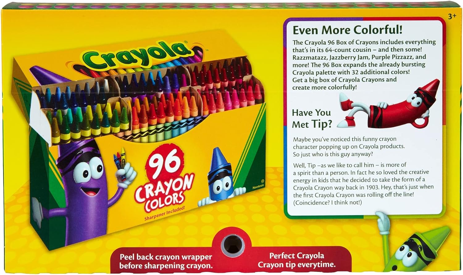 Crayola Crayons - Pack of 96 - Laadlee