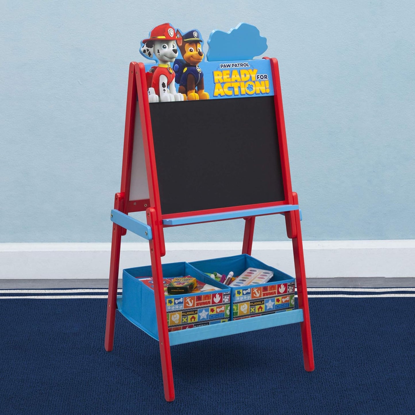 Delta Children Paw Patrol Wooden Activity Easel With Storage