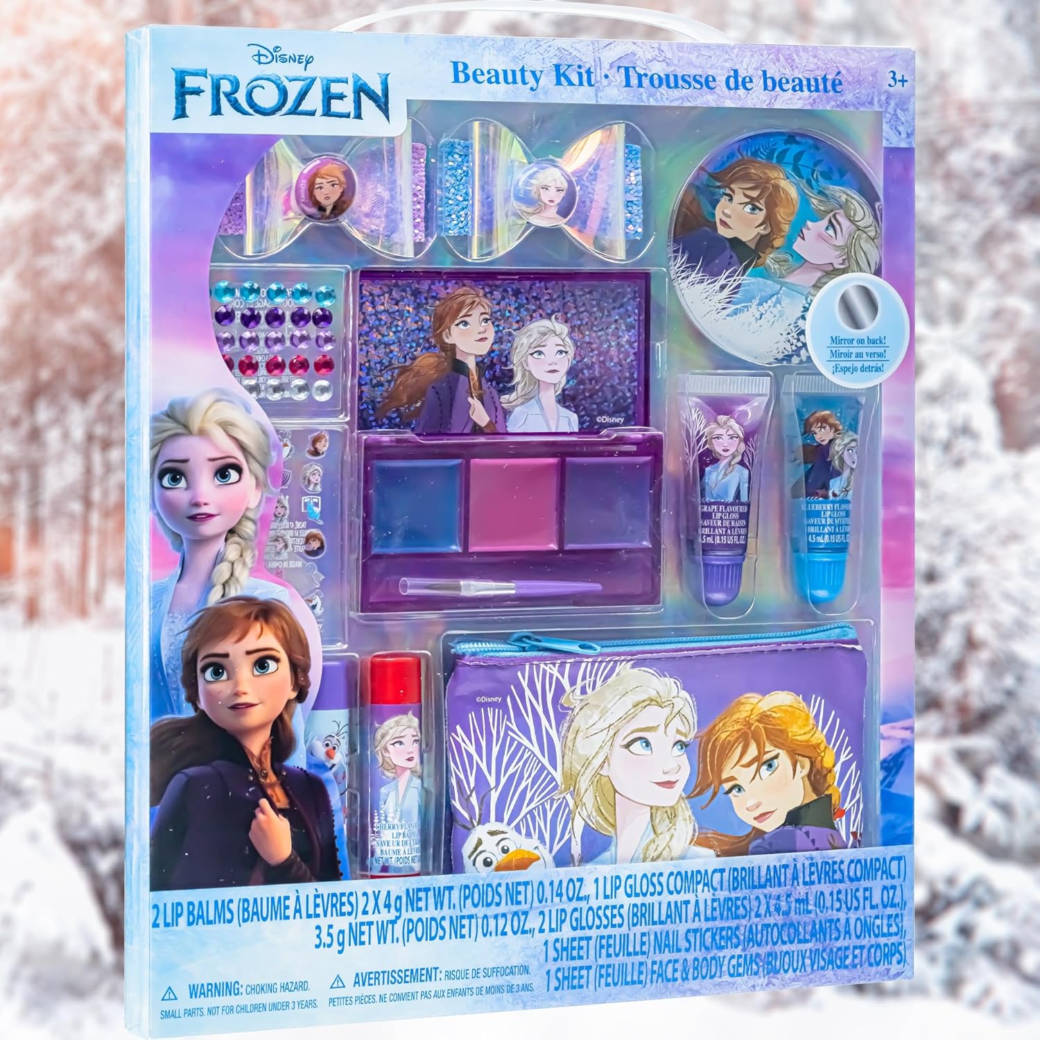 Townley Girl Disney Frozen - Cosmetic Box Set With Pouch - Laadlee