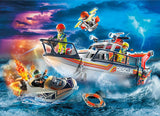 Playmobil Fire Rescue With Personal Watercraft