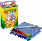 Crayola Glitter Crayons - Pack of 24 - Laadlee