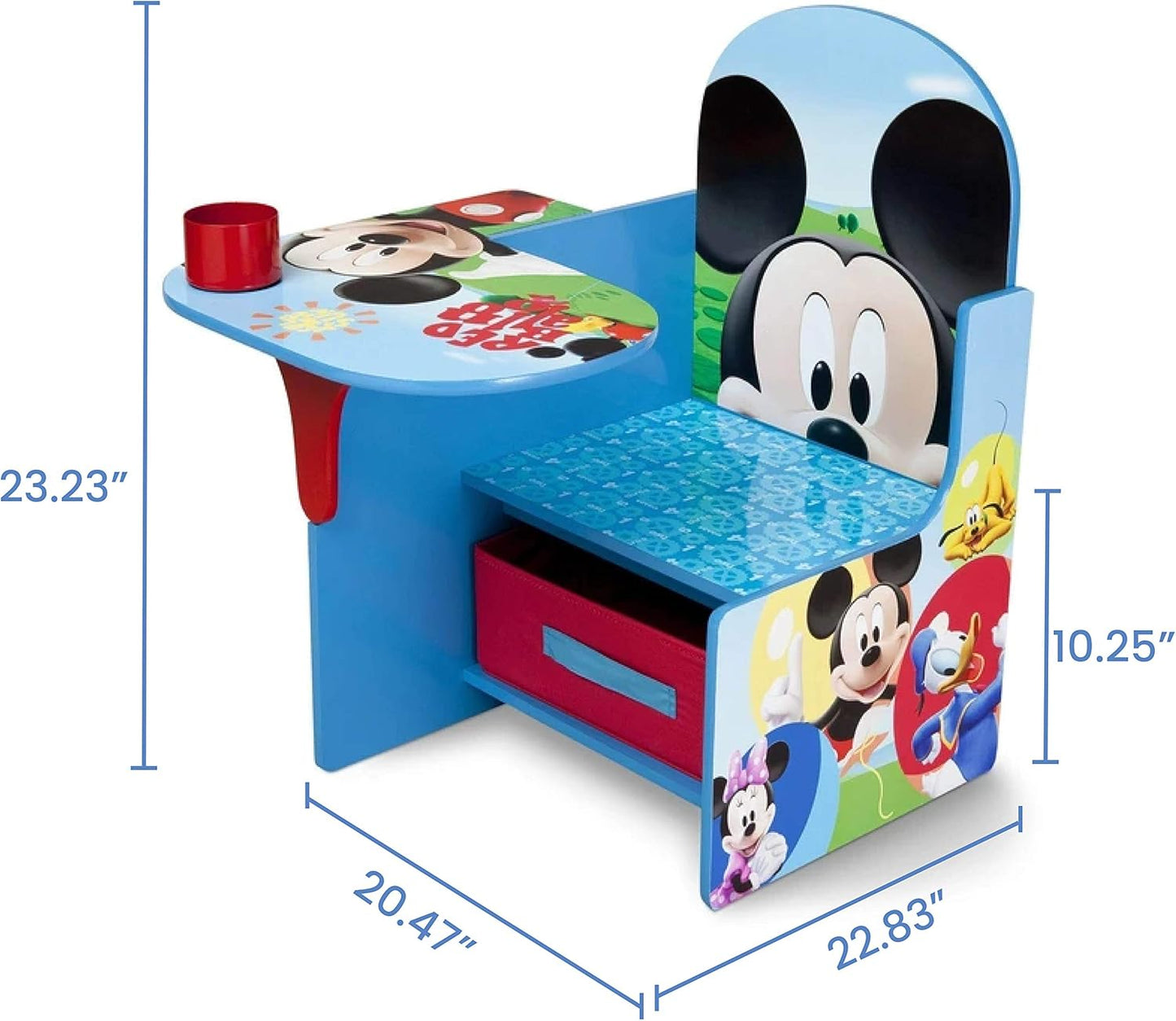 Delta Children Mickey Mouse Chair Desk With Storage Bin