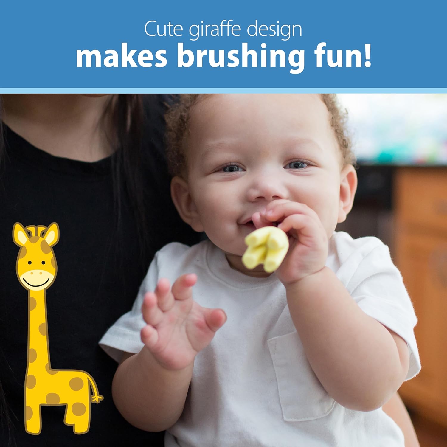 Dr. Brown's Infant-To-Toddler Toothbrush - Giraffe - Laadlee